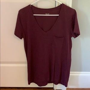 Madewell Small Maroon Tee